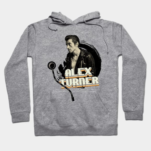 Artic Monkeys Alex Turner // Vinyl Style 90's Hoodie by Quartz Piorus